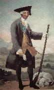 Francisco Goya Portrait of Charles III in Huntin Costume oil painting on canvas